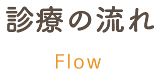 診療の流れ flow