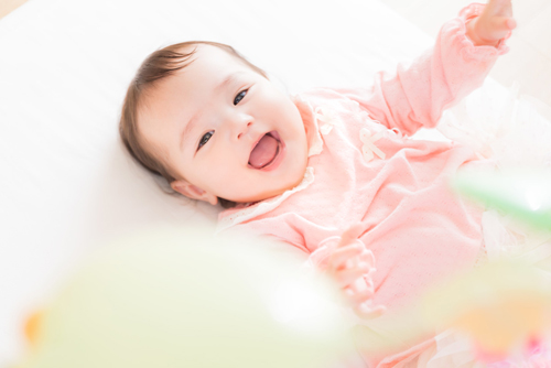笑顔の赤ちゃん｜仙台のひまわりデンタルクリニック